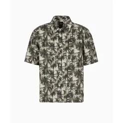 Shirts*Armani Exchange Regular Fit Short Sleeve Shirt in Green