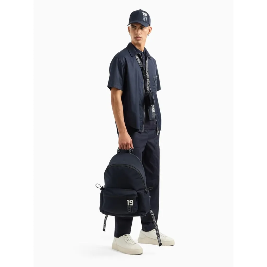 Polo Shirts*Armani Exchange Short Sleeve Polo in Blue