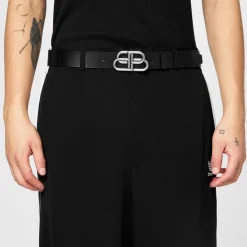 Belts*Balenciaga Bb Belt in Black