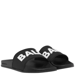 Beach Shoes*BALR Logo Sliders in Black