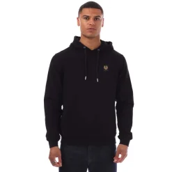 Hoodies*Belstaff Cotton Fleece Hoodie in Black