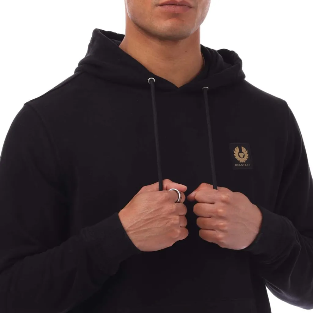 Hoodies*Belstaff Cotton Fleece Hoodie in Black