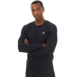 T-Shirts And Vests*Belstaff Cotton Jersey Long Sleeve T-Shirt in inkwell
