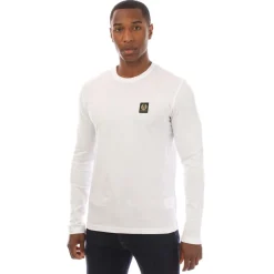 T-Shirts And Vests*Belstaff Cotton Jersey Long Sleeve T-Shirt in White