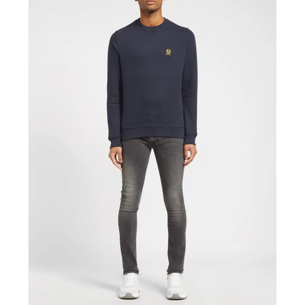 Sweatshirts*Belstaff Crewneck Sweatshirt in inkwell
