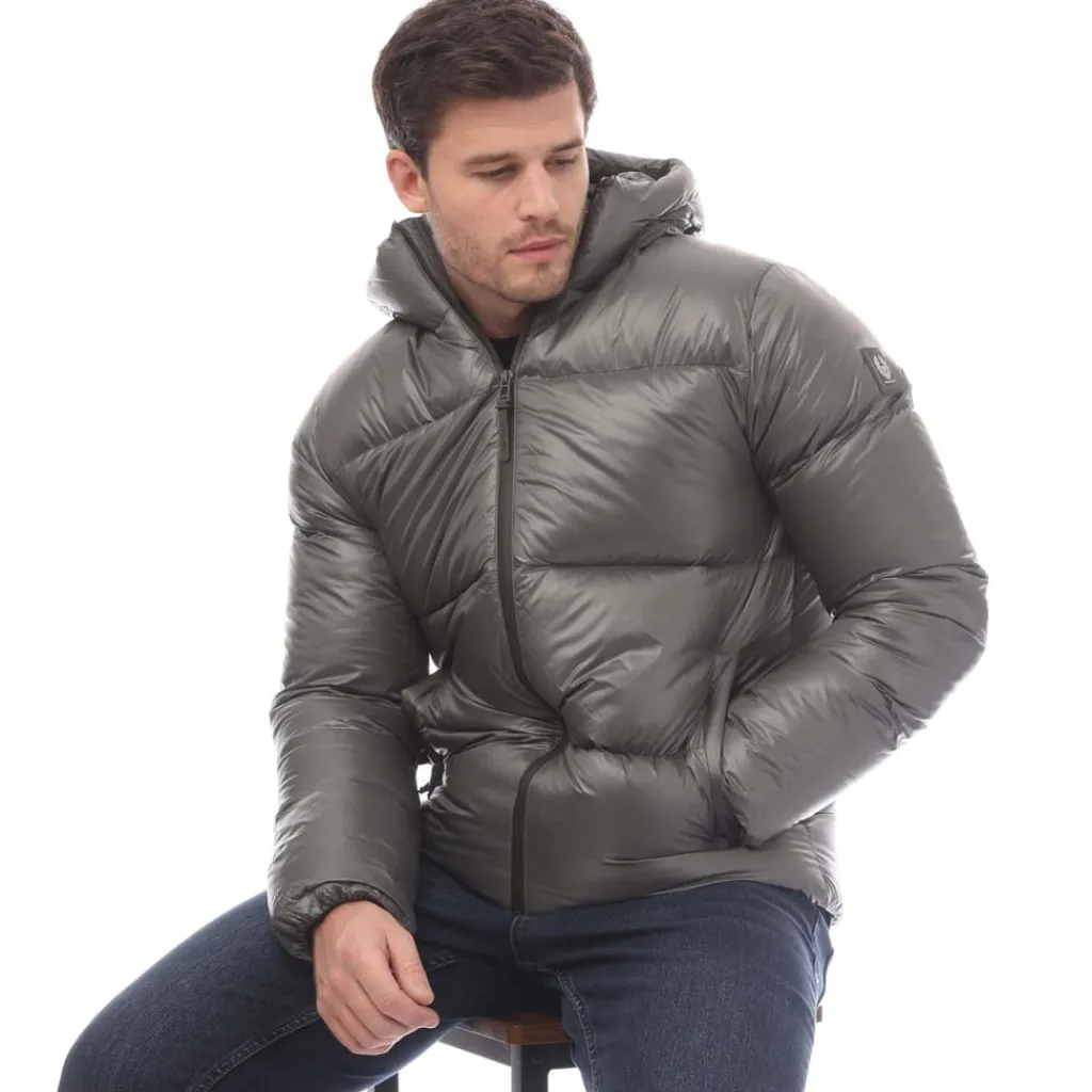 Coats And Jackets*Belstaff Down Filled Ripstop Resolve Jacket in Grey