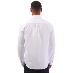Polo Shirts|Shirts*Belstaff Garment Dye Cotton Scale Shirt in White
