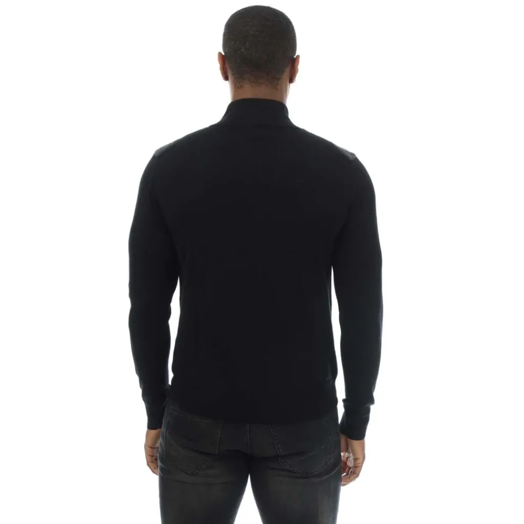 Knitwear*Belstaff Kelbrook Zip Cardigan in Black