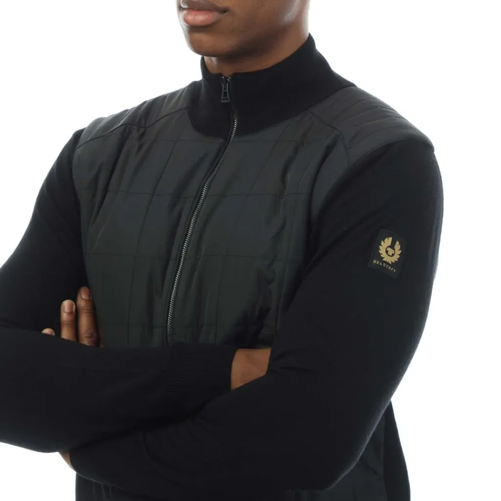 Knitwear*Belstaff Kelbrook Zip Cardigan in Black