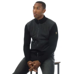 Knitwear*Belstaff Kelbrook Zip Cardigan in Black