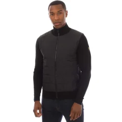 Knitwear*Belstaff Kelbrook Zip Cardigan in Black