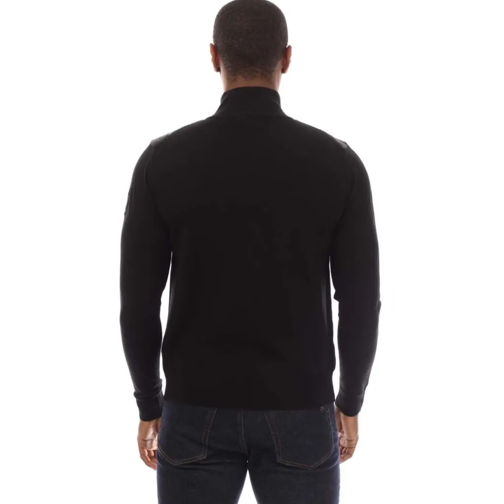 Knitwear*Belstaff Kelbrook Zip Cardigan in Black