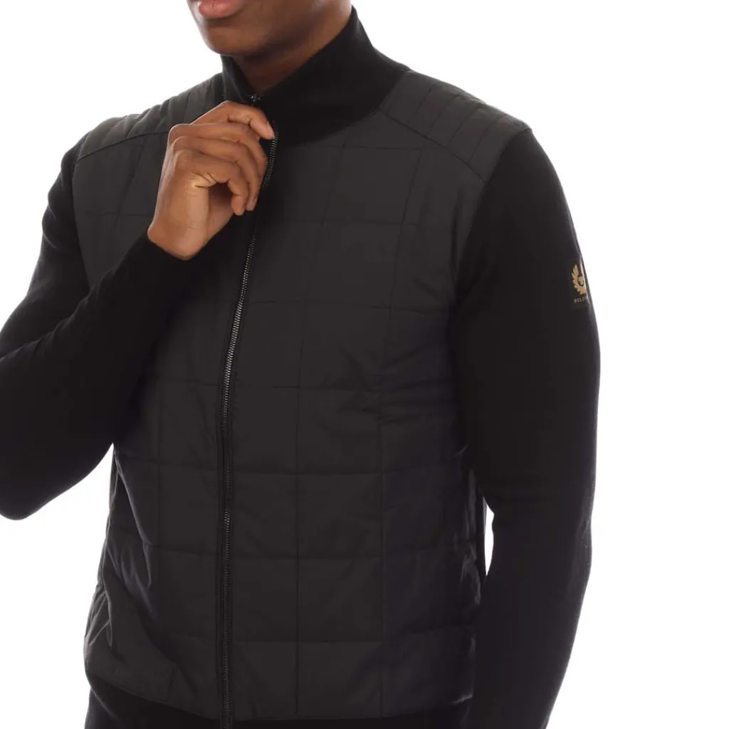 Knitwear*Belstaff Kelbrook Zip Cardigan in Black