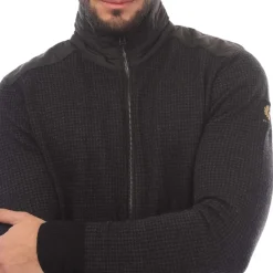 Knitwear*Belstaff Kelby Zip Cardigan in Black