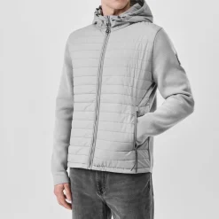 Knitwear*Belstaff Pima Cotton Vert Full Zip Cardigan in Grey