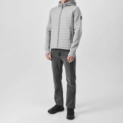 Knitwear*Belstaff Pima Cotton Vert Full Zip Cardigan in Grey