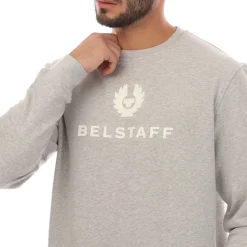 Sweatshirts*Belstaff Signature Crewneck Sweatshirt in Silver