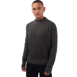 Knitwear*Belstaff Stanley Mock Neck Jumper in Green