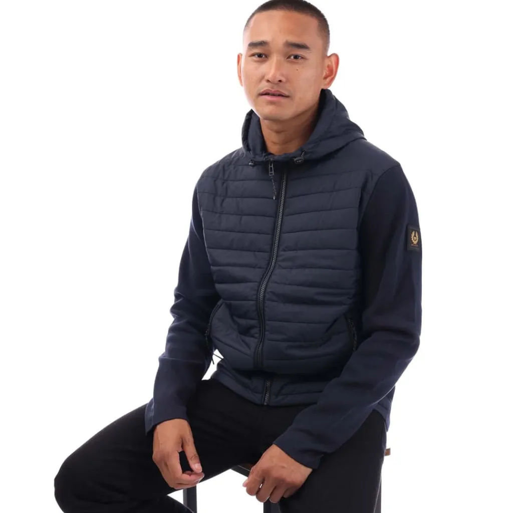 Knitwear*Belstaff Vert Full Zip Cardigan in Navy