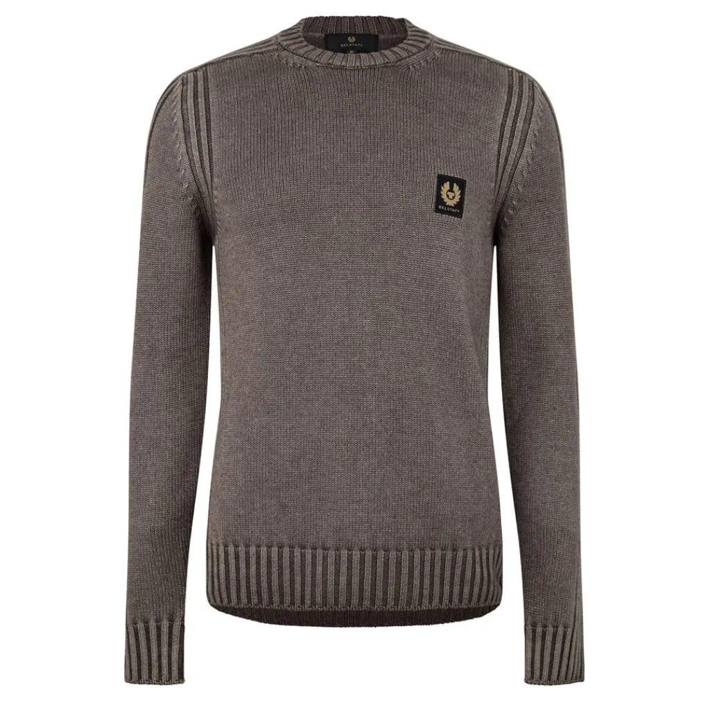 Knitwear*Belstaff Watch Crew Jumper in Brown