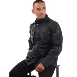 Coats And Jackets*Belstaff Waxed Cotton Fieldmaster Jacket in Black