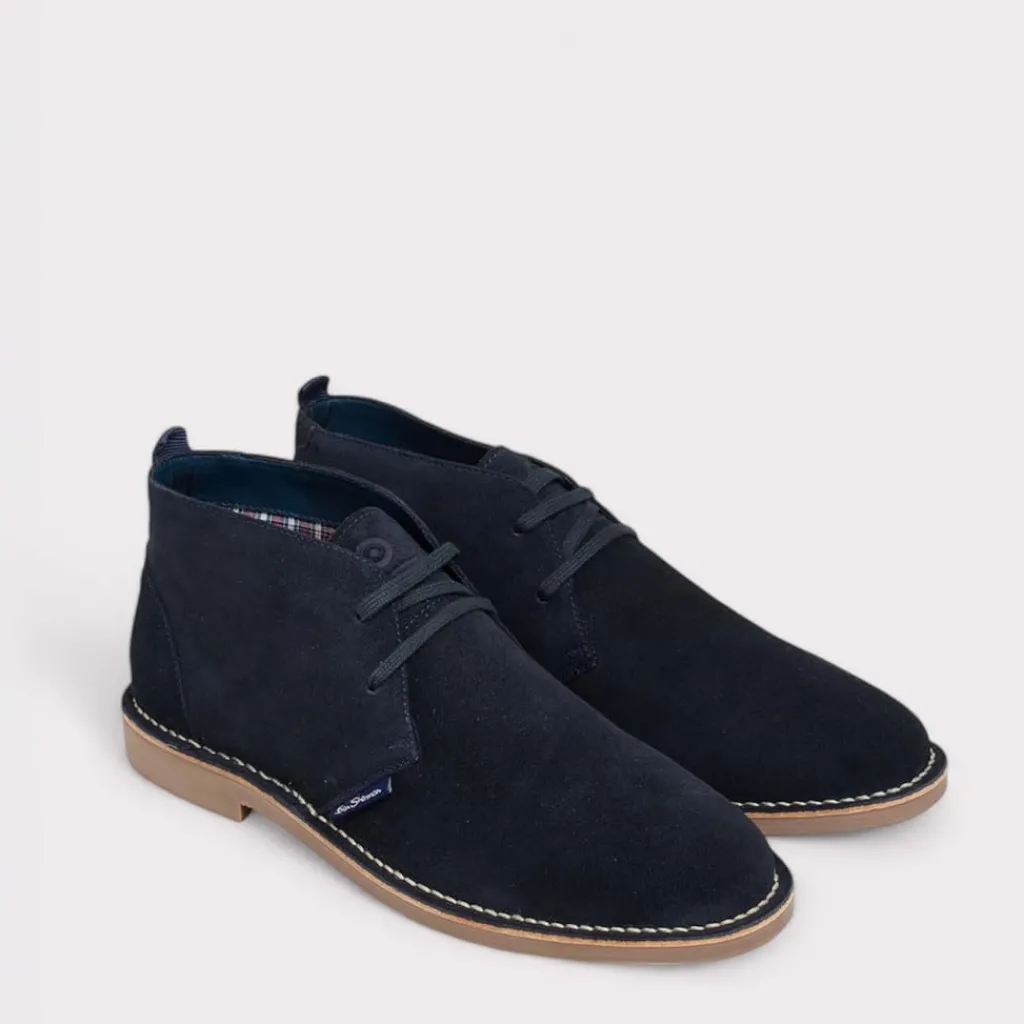Footwear|Boots*Ben Sherman Hemmings Desert Boots in Navy
