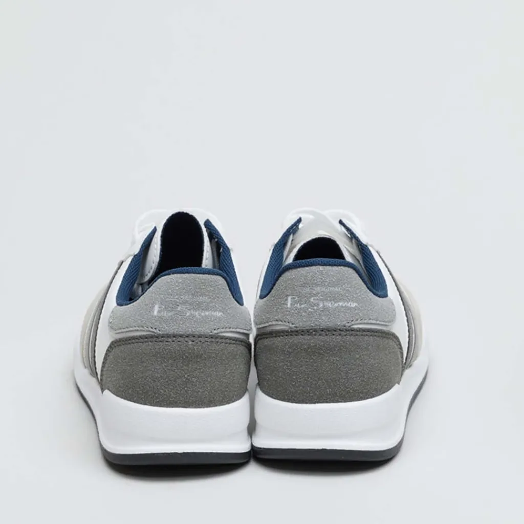 Trainers|Footwear*Ben Sherman Sokka Trainers in White Black