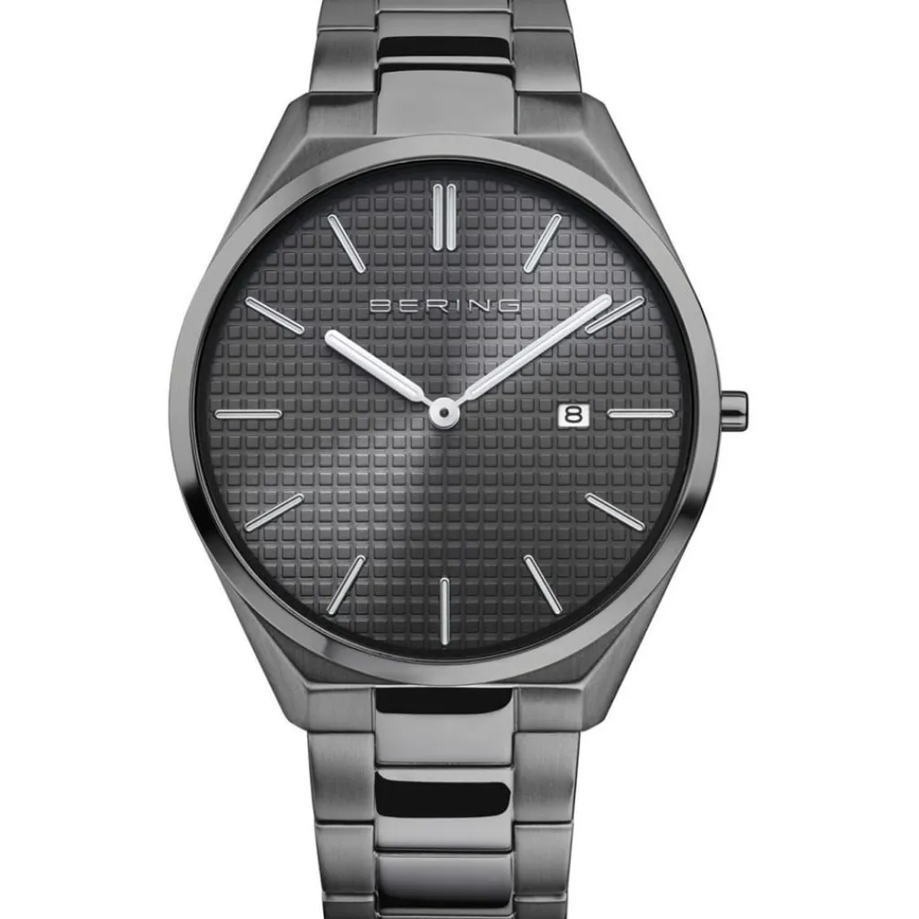 Jewellery-Watches*Bering Ultra Slim Watch 17240 777 in Grey