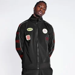 Tracksuits*Blood Brother Athletic Long Sleeve Regular Fit Jacket in Black