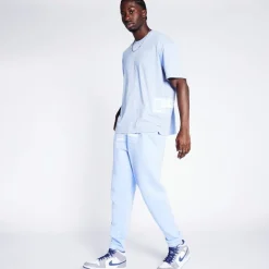Trousers*Blood Brother Badged Joggers in Blue