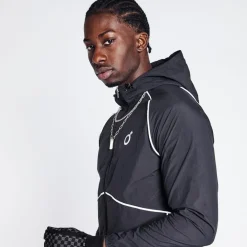 Coats And Jackets*Blood Brother Tech Hooded Performance Jacket in Black