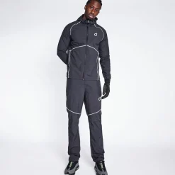 Coats And Jackets*Blood Brother Tech Hooded Performance Jacket in Black
