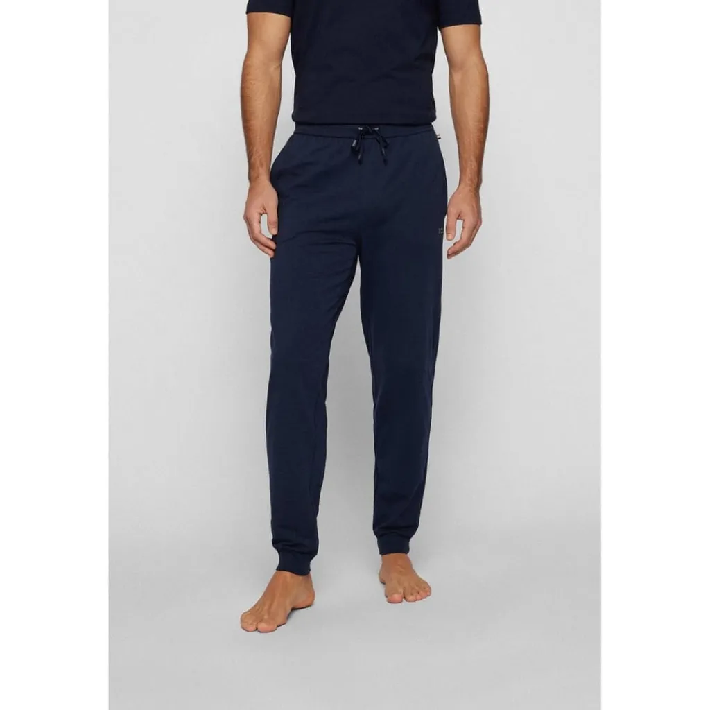 Trousers*Boss And Match Jogging Bottoms in Grey