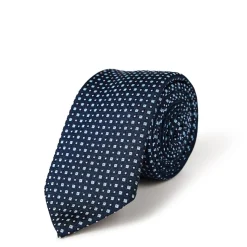 Assorted*Boss 6 cm Geomatric Pattern Necktie in Blue