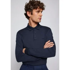 Polo Shirts*Boss 30 Long Sleeve Polo Shirt in Blue