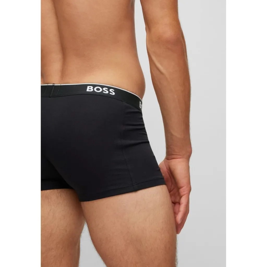 Underwear And Socks*Boss 3 Pack Power Boxer Shorts in Black