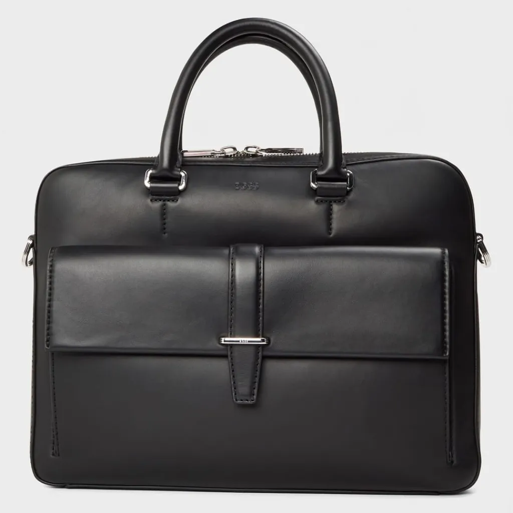 Bags*Boss Alaric Doc Case 10263202 01 Shoulder Bag Mens in Black