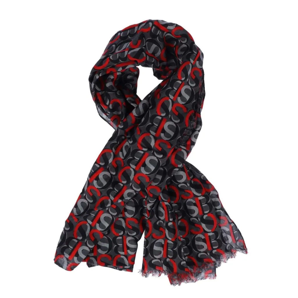Gloves-Scarves-Umbrellas*Boss Alton Scarf in Red