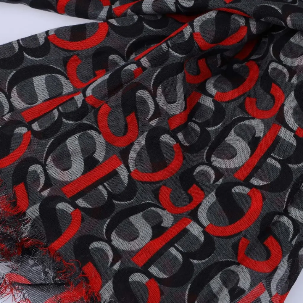 Gloves-Scarves-Umbrellas*Boss Alton Scarf in Red