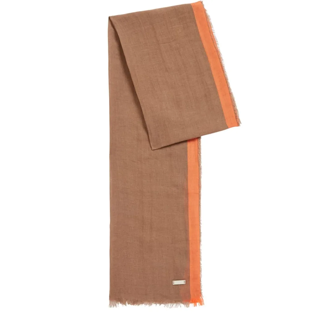Gloves-Scarves-Umbrellas*Boss Arlo Scarf in Brown