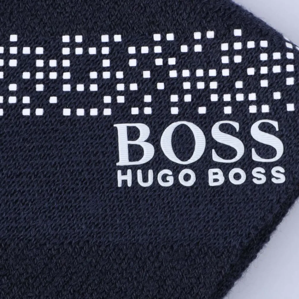 Gloves-Scarves-Umbrellas*Boss Axello Scarf in Navy
