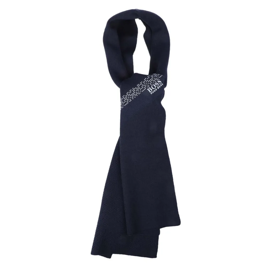 Gloves-Scarves-Umbrellas*Boss Axello Scarf in Navy