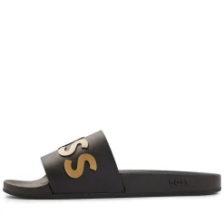 Beach Shoes*Boss Bay Sliders in Black