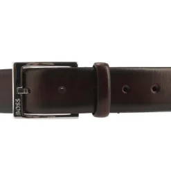 Belts*Boss Branded Buckle Belt in Brown