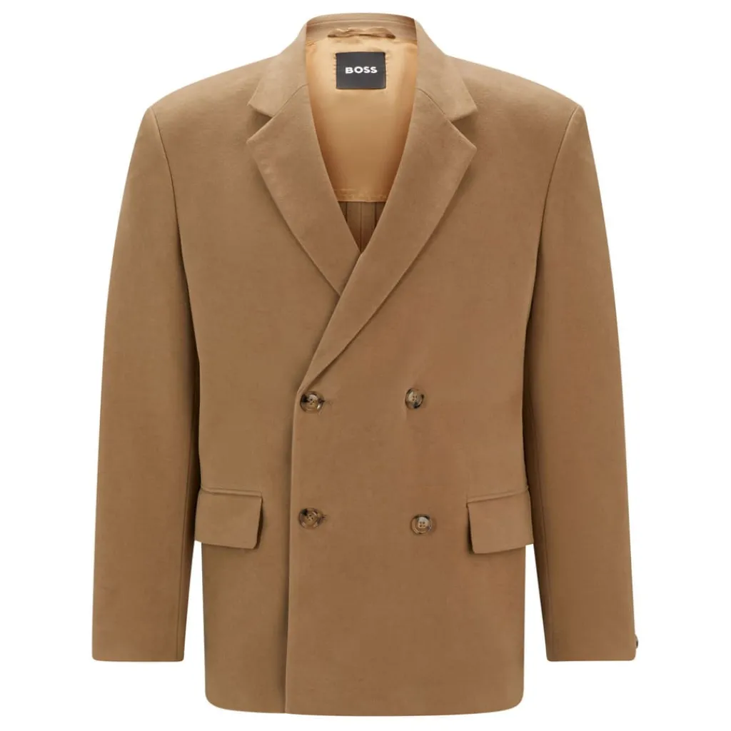 Formalwear*Boss C-Cris Double-Breasted Blazer in Beige