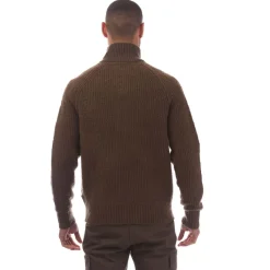 Knitwear*Boss C-Ebrezzo Quarter-Zip Sweater in Green