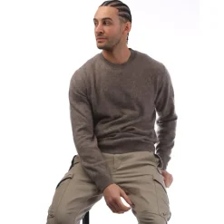 Knitwear*Boss C-Escrito Cashmere Sweater in Beige