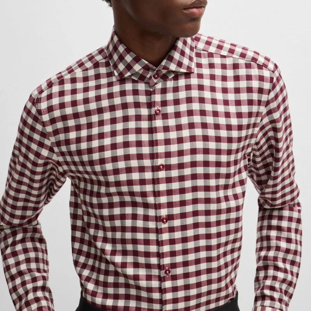 Shirts*Boss C-Hal Casual-Fit Shirt in Red