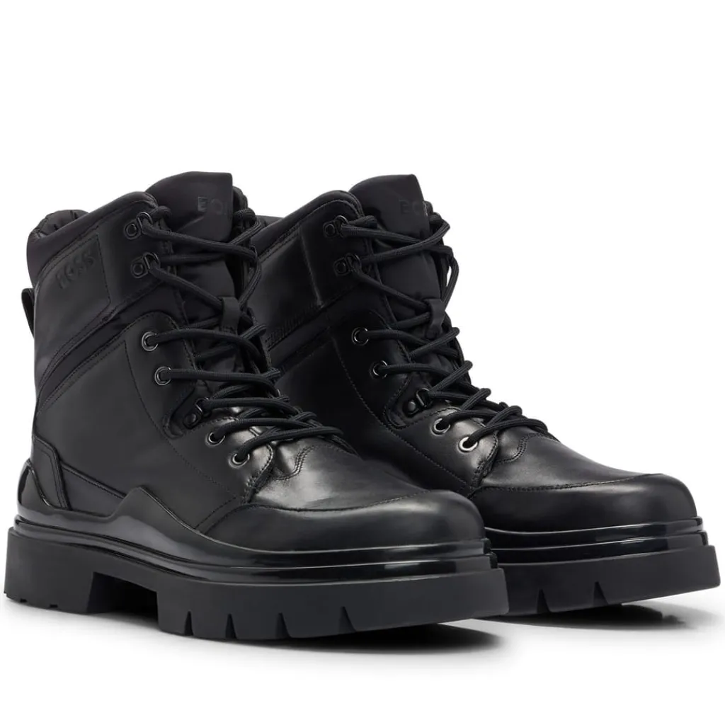 Footwear|Boots*Boss Chanan Half Boots in Black