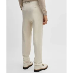 Trousers*Boss C-Kai-DPL Relaxed-Fit Trousers in White